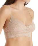 Semi Sheer Lace Wireless Bralette