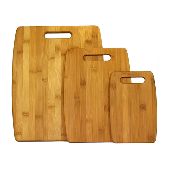 Oceanstar 3-Piece Bamboo Cutting Board Set