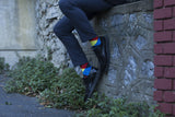 Men's Flame Argyle Socks Orchid Erebus