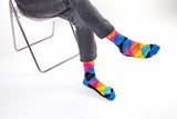 Men's Magenta Argyle Socks Orchid Erebus