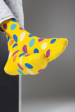 Men's Mixed Yellow Dot Socks Orchid Erebus