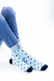 Men's Sky Blue Socks Orchid Erebus