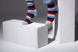 Men's Beige Stone Stripe Socks Orchid Erebus
