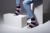 Men's Beige Stone Stripe Socks Orchid Erebus