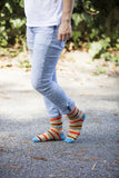 Men's Blue Tiger Stripe Socks