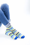 Men's Ash Stripe Socks Orchid Erebus