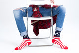 Men's Usa Flag Stars Socks