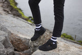 Men's Navy-White Stripes Socks Orchid Erebus
