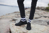 Men's Navy-White Stripes Socks Orchid Erebus