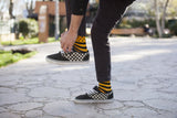 Men's Flame Dot Stripe Socks Orchid Erebus