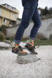 Men's Designless Squares Socks Orchid Erebus