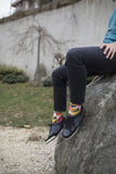 Men's Flame Triangle Socks Orchid Erebus