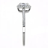 Women's Stainless Steel Cubic Zirconia Ring Lavender Birch