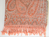 Handwoven Paisley Jamavar one of a kind limited edition designer Shawl