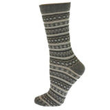 Flower Pattern Cotton Mid-Calf Hi Socks