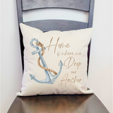 Drop Our Anchor Pillow Cover