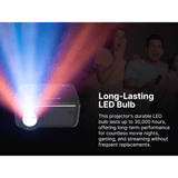 Emerson 120" Home Theater LCD Projector with Built-In TV Tuner & DVD