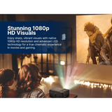 Emerson 120" Home Theater LCD Projector with Built-In TV Tuner & DVD