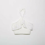Embroidery Cotton Lace Halter Camis Top
