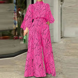 Women Trousers, Long Sleeve Graffiti Jumpsuit Silver Sam