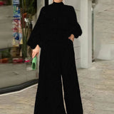 Women Trousers, Long Sleeve Graffiti Jumpsuit Silver Sam