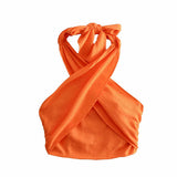 Cotton Linen Ruched Crop Top Silver Sam