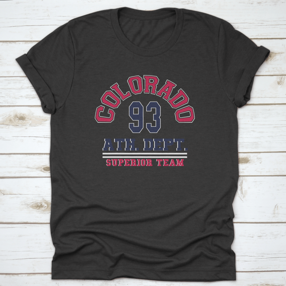 Colorado Ath. Dept. Slogan Vector Illustration For T-Shirt And Other