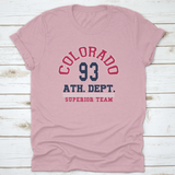 Colorado Ath. Dept. Slogan Vector Illustration For T-Shirt And Other