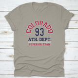 Colorado Ath. Dept. Slogan Vector Illustration For T-Shirt And Other