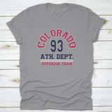 Colorado Ath. Dept. Slogan Vector Illustration For T-Shirt And Other