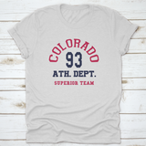 Colorado Ath. Dept. Slogan Vector Illustration For T-Shirt And Other