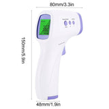 No Contact Infrared Forehead Thermometer LCD Digital Laser Backlight Pink Iolaus