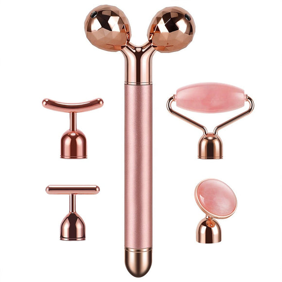 5-in-1 24K Gold Face Massager Kit