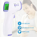 No Contact Infrared Forehead Thermometer LCD Digital Laser Backlight Pink Iolaus