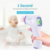 No Contact Infrared Forehead Thermometer LCD Digital Laser Backlight Pink Iolaus