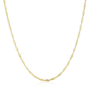 14K Gold Plated Chain Necklace