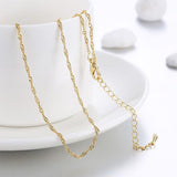 14K Gold Plated Chain Necklace