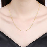14K Gold Plated Chain Necklace