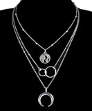 3 Piece Globe Necklace 18K Gold Plated Pear Iphigenia