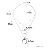 3 Piece Globe Necklace 18K Gold Plated Pear Iphigenia