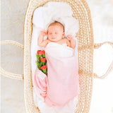 Petal - Organic Swaddle Blanket Blue Thalassa