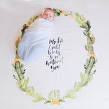 Sky - Organic Swaddle Blanket Blue Thalassa