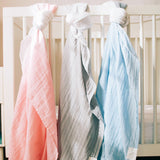 Sky - Organic Swaddle Blanket Blue Thalassa