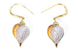 Conch Shell Earrings Silver Hestia