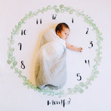 Grey Stone - Organic Swaddle Blanket Blue Thalassa