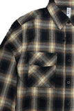 FLANNEL CHECKERED PRINT LONG SLEEVE SHIRT