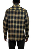 FLANNEL CHECKERED PRINT LONG SLEEVE SHIRT