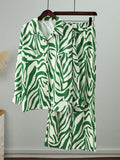 Loose Stripe Shirt & Pants Set