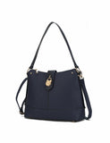 Ezra Snake embossed Vegan Leather Women Shoulder Handbag