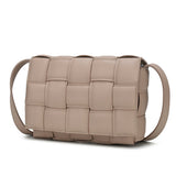 Ginger Woven Vegan Leather Women Shoulder Bag